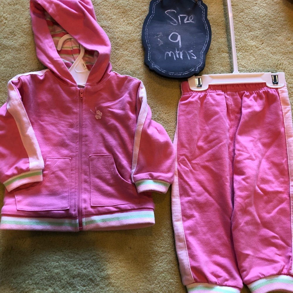 Teddy’s Choices Girls Pink Kids Matching Set